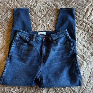 Madewell High Rise Dark Blue Jeans